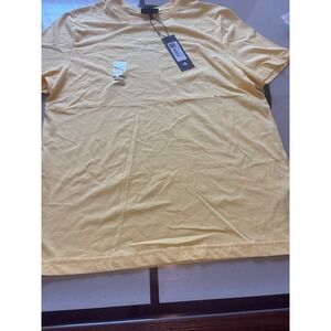 Sonneti London Mens T-Shirt XL Yellow Crew Neck Short Sleeve SNM13177 NWT